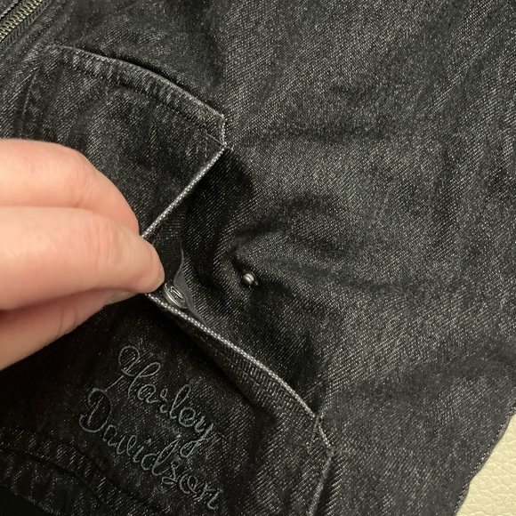 NWT - Harley-Davidson Women’s Transcendent Sherpa Lined Denim Jacket - Size L - Picture 6 of 13